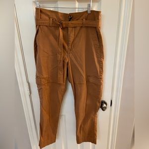Cabi paper bag cargo pants